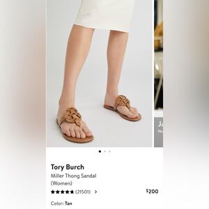 Tory Burch Miller Thong Sandal